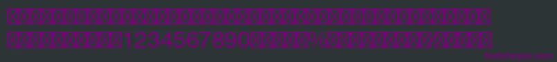 HelveticaltstdFractions Font – Purple Fonts on Black Background