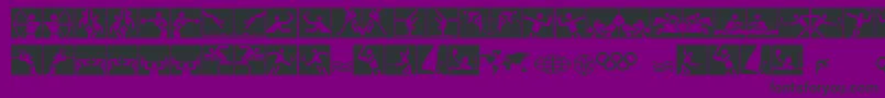 Olympicons2 Font – Black Fonts on Purple Background