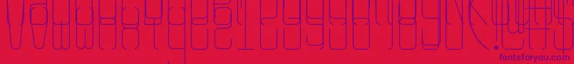 Rangy Font – Purple Fonts on Red Background