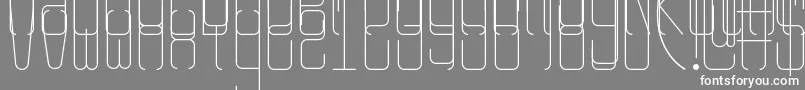 Rangy Font – White Fonts on Gray Background