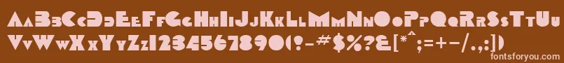 More about DanetteRegular Font DanetteRegular Font – Pink Fonts on Brown Background