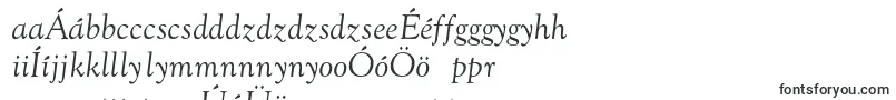 GrandeOldstyle-Schriftart – ungarische Schriften
