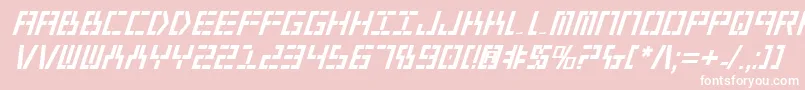 Weitere Informationen zur Year2000BoldItalic-Schriftart Year2000BoldItalic-Schriftart – Weiße Schriften auf rosa Hintergrund