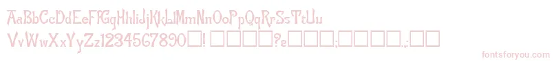 FlemishRegular Font – Pink Fonts on White Background