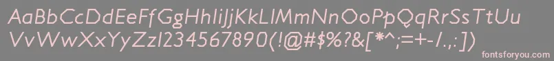 More about JillicanrgItalic Font JillicanrgItalic Font – Pink Fonts on Gray Background
