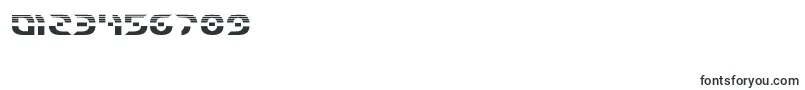 Starfighterhalf-Schriftart – Schriften für Zahlen und Nummern