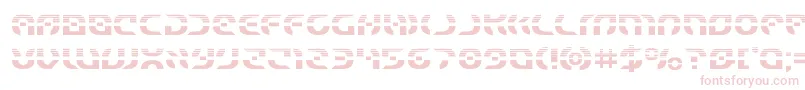 Starfighterhalf Font – Pink Fonts on White Background