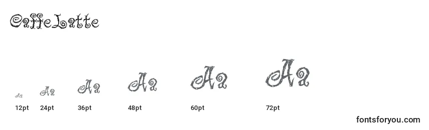 CaffeLatte Font Sizes