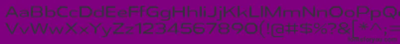 AthabascaExBk Font – Black Fonts on Purple Background