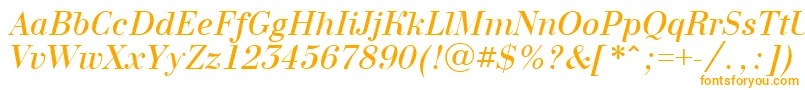 ABodoninovaItalic Font – Orange Fonts