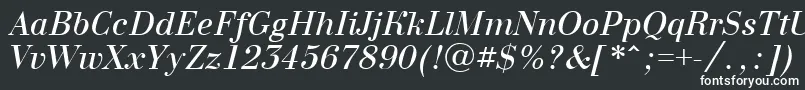 fuente ABodoninovaItalic – fuentes blancas