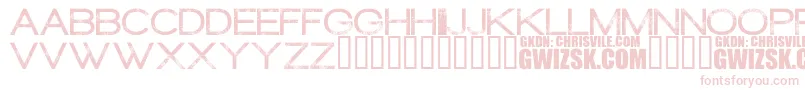 ThereduxRegular Font – Pink Fonts on White Background