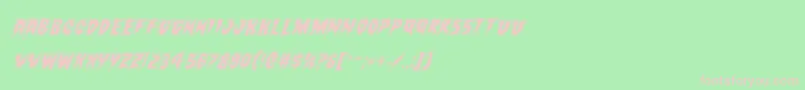 Countsuckulaacadital Font – Pink Fonts on Green Background