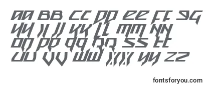 SnubfighterCondensedItalic-fontti