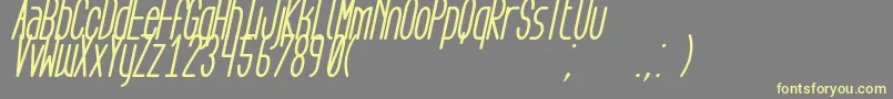 More about AegFlyonNowBoldCursive Font AegFlyonNowBoldCursive Font – Yellow Fonts on Gray Background