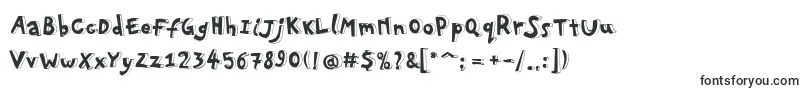 Шрифт Pfplayskoolpro3D – надписи красивыми шрифтами