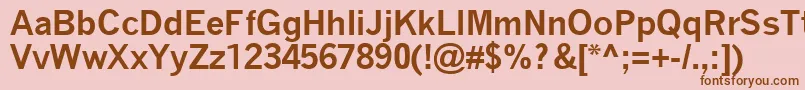 Lisätietoja QuicktypeBold-fontista QuicktypeBold-fontti – ruskeat fontit vaaleanpunaisella taustalla