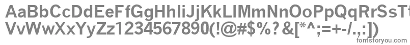 QuicktypeBold-fontti – harmaat fontit