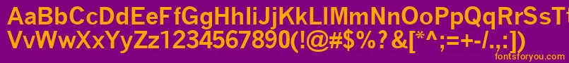 Подробнее о шрифте QuicktypeBold Шрифт QuicktypeBold – оранжевые шрифты на фиолетовом фоне