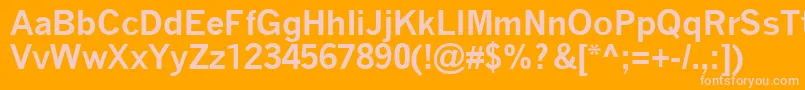 More about QuicktypeBold Font QuicktypeBold Font – Pink Fonts on Orange Background