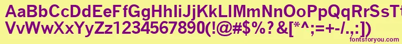 Lisätietoja QuicktypeBold-fontista QuicktypeBold-fontti – violetit fontit keltaisella taustalla