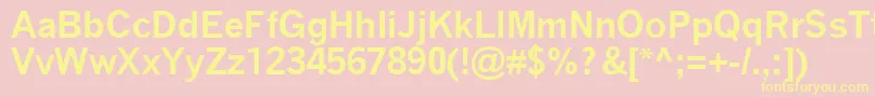 More about QuicktypeBold Font QuicktypeBold Font – Yellow Fonts on Pink Background
