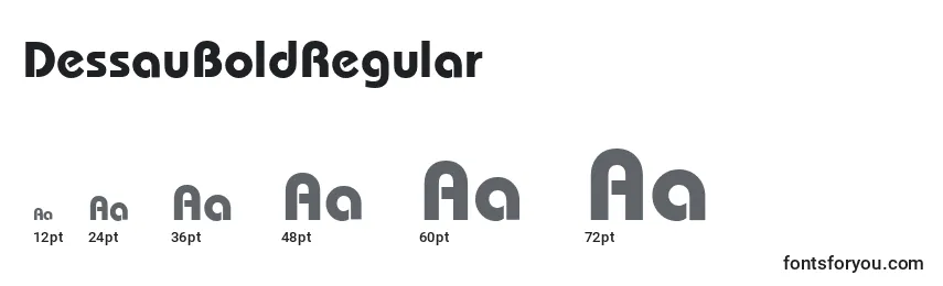 DessauBoldRegular Font Sizes