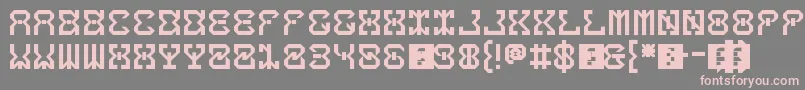 5dropThatBass Font – Pink Fonts on Gray Background