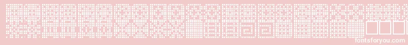 Tilethings Font – White Fonts on Pink Background