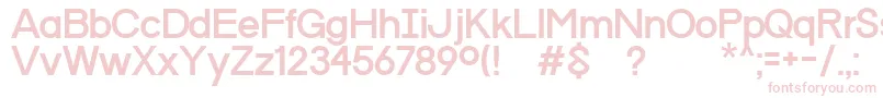 ProgressOrdinMac Font – Pink Fonts on White Background