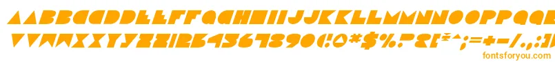 Fonte DiscoDeckItalic – fontes laranjas