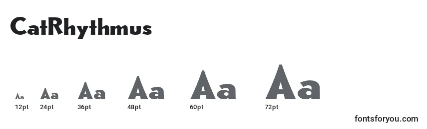 CatRhythmus Font Sizes
