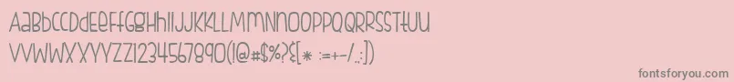 Подробнее о шрифте BmdFishfingers Шрифт BmdFishfingers – серые шрифты на розовом фоне