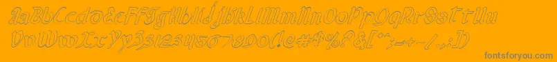 Weitere Informationen zur Valeriusoi-Schriftart Valeriusoi-Schriftart – Graue Schriften auf orangefarbenem Hintergrund