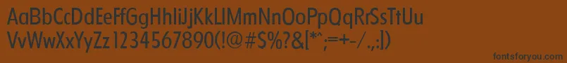 FloridaserialRegular Font – Black Fonts on Brown Background