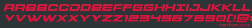 More about Montrocexpandital Font Montrocexpandital Font – Red Fonts on Black Background