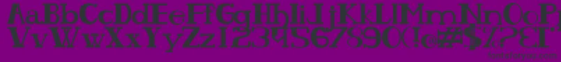 Olhodepe Font – Black Fonts on Purple Background