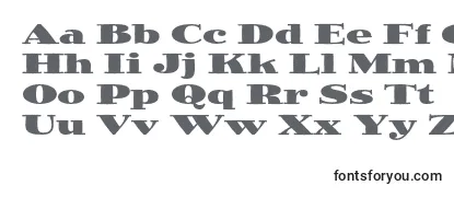JimbostdBlackexpanded Font