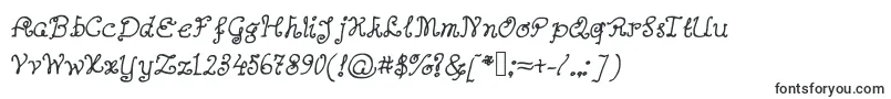 Abutterflyonadaffodil Font – Duck Fonts