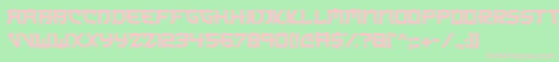 Japanese3017 Font – Pink Fonts on Green Background