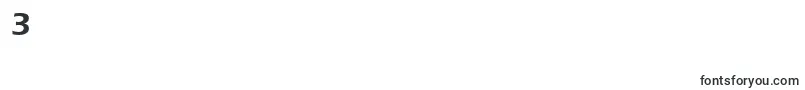 フォントErieblk0 – フォント数字3