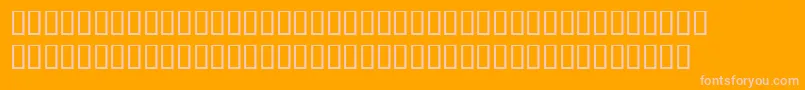 CentaurExpertMtBoldItalic Font – Pink Fonts on Orange Background