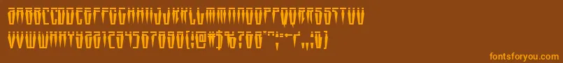 More about Swordtoothlaser Font Swordtoothlaser Font – Orange Fonts on Brown Background