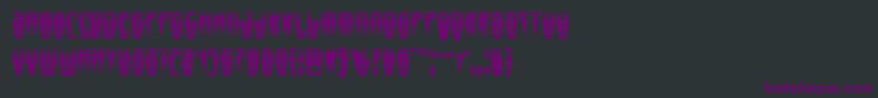 Swordtoothlaser Font – Purple Fonts on Black Background
