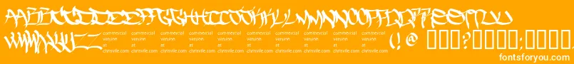 Thefiveonetwo Font – White Fonts on Orange Background