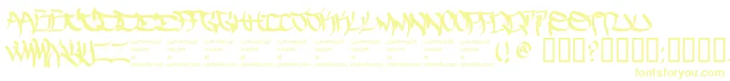 Thefiveonetwo-fontti – keltaiset fontit