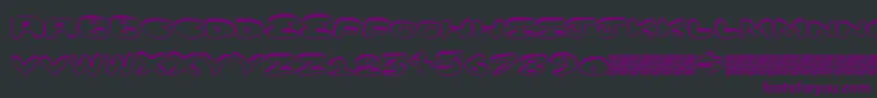 Minusplus Font – Purple Fonts on Black Background