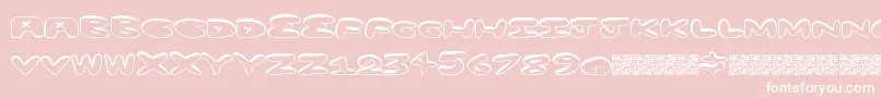 Minusplus Font – White Fonts on Pink Background