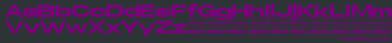 SpecifypersonalExexpblack-Schriftart – Violette Schriften auf schwarzem Hintergrund