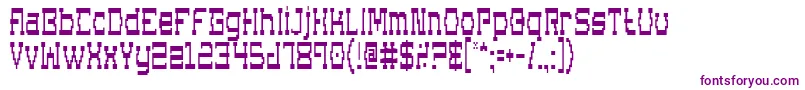 Supgoc-fontti – violetit fontit